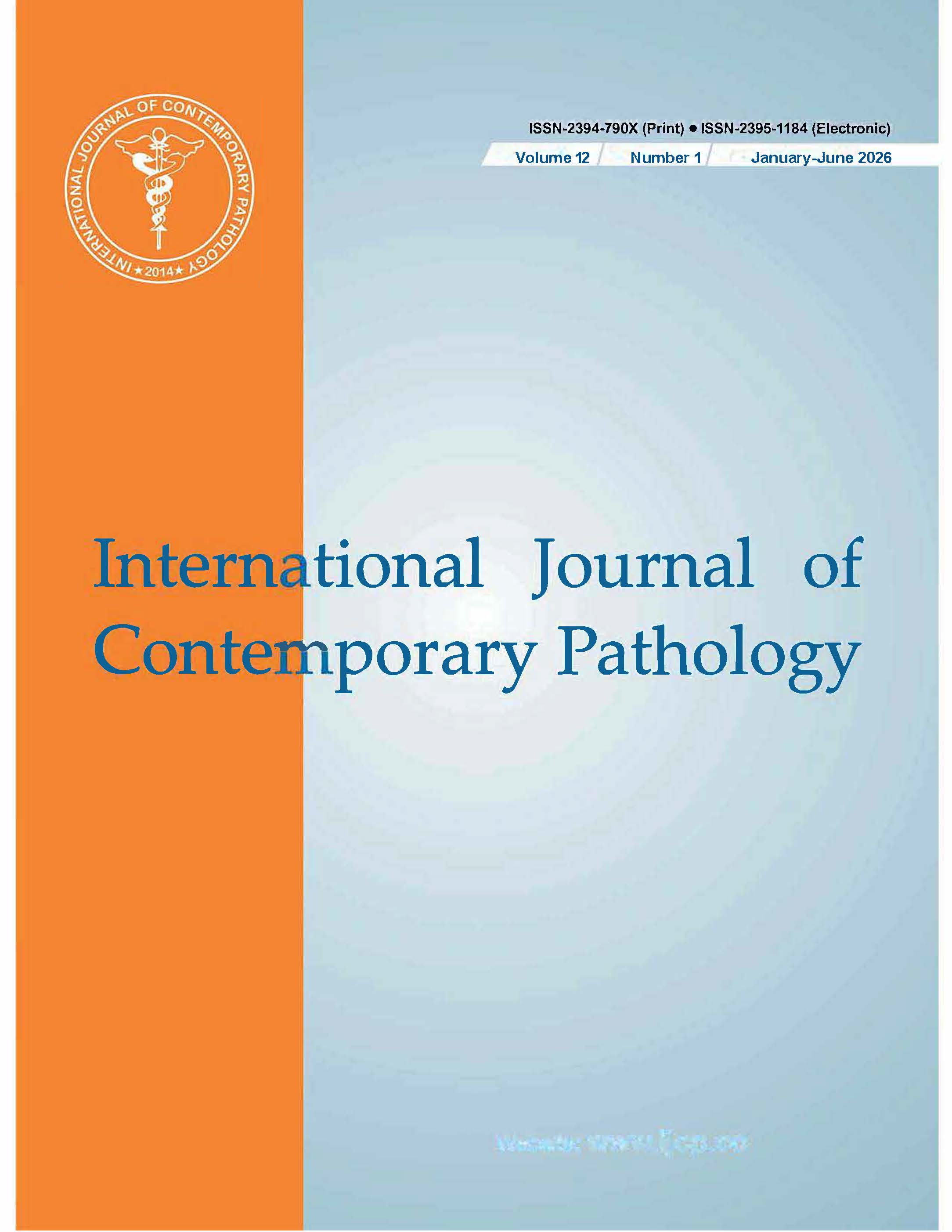 					View Vol. 12 No. 1 (2026): International Journal of Contemporary Pathology
				